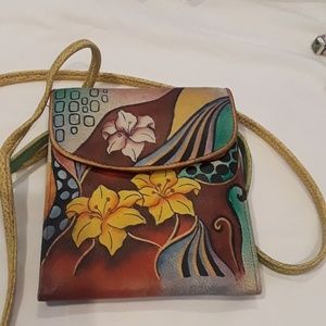 Amuschka small crossbody bag.